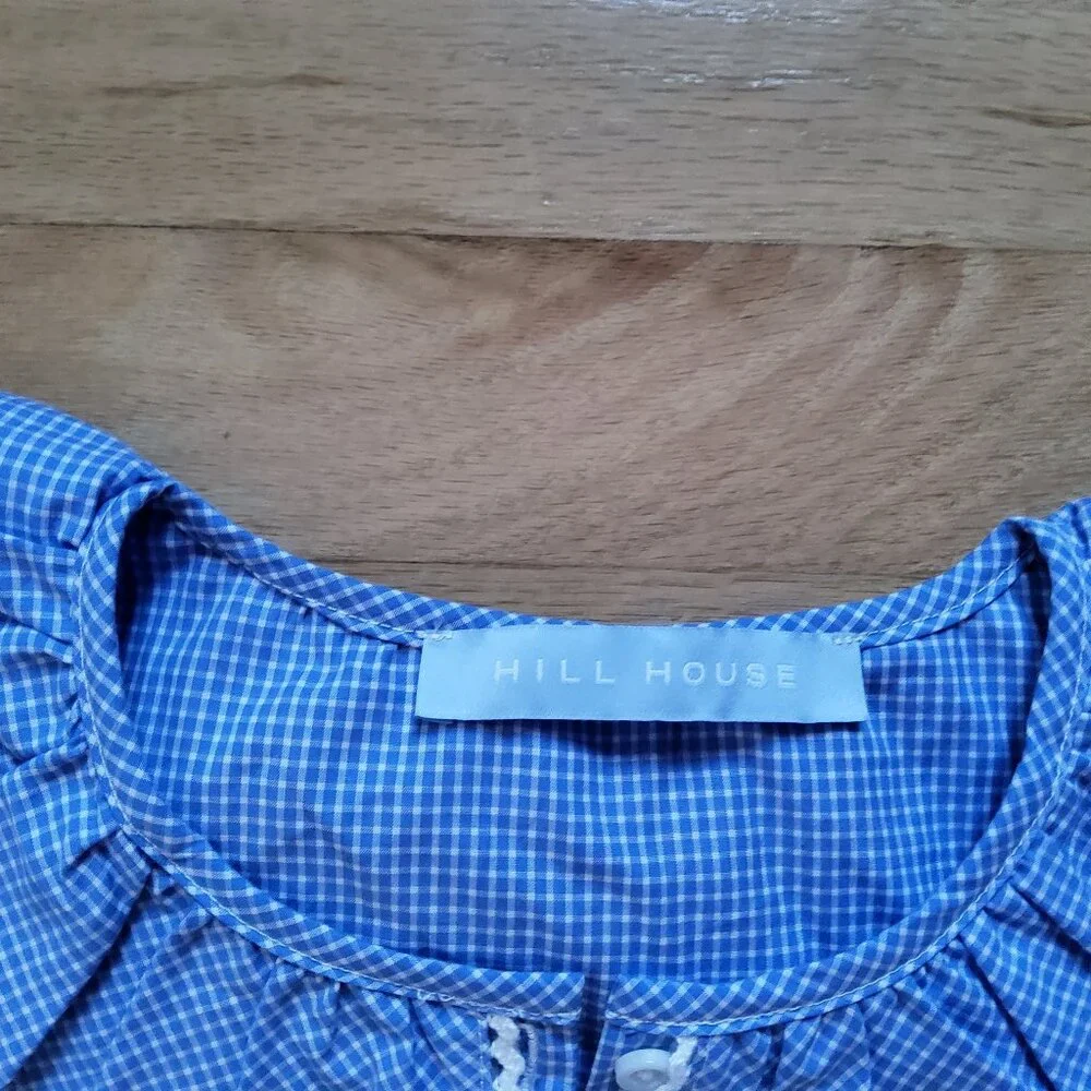 NWOT Hill House Girl Short Sleeve Button Down Top Blouse Size 5/6Y